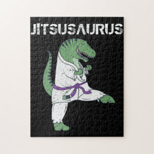 Funny Jujitsu, T-Rex Jiu Jitsu Black Belt cadeaus Legpuzzel