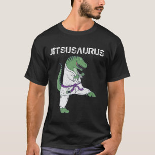 Funny Jujitsu-T-Rex Jiu Jitsu Black Belt giften T-shirt