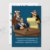 Funny Juli Vierde Partij Uitnodigingen (Voorkant / Achterkant)