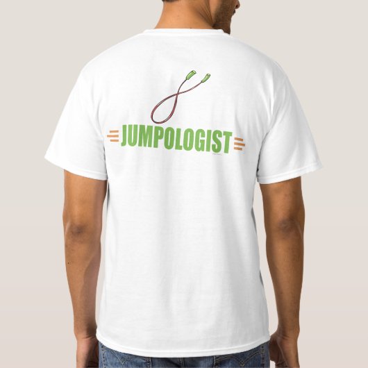 Funny Jump Roping T-shirt (Achterkant)