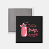 Funny Just A Fridge Cigarette Coquette Nk Bow  Magneet (Voorkant / Achterkant)