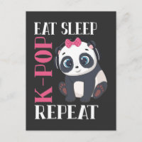Funny K-Pop Panda Girl Korean Music Lover