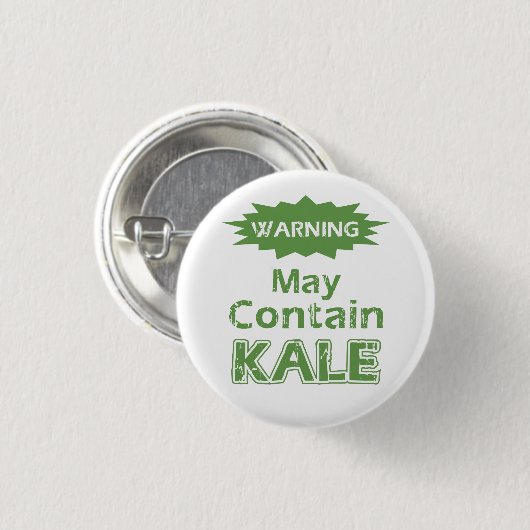 Funny Kale Button (Voorkant /achterkant)