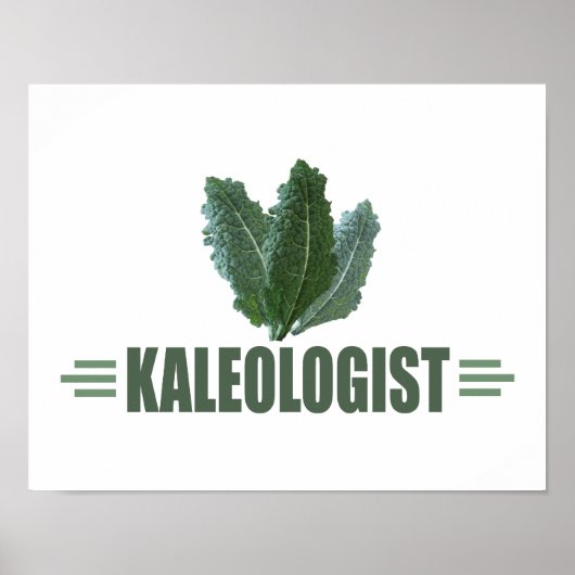 Funny Kale Poster (Voorkant)