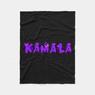Funny Kamala Cat Lady Kamala Harris President 2024 Fleece Deken