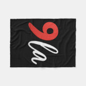 Funny Kamala Harris 2024 President Comma La Fleece Deken (Voorkant (Horizontaal))