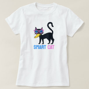 Funny Kamala Harris Black Cat Smart T-shirt person