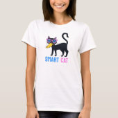 Funny Kamala Harris Black Cat Smart T-shirt person (Devant)