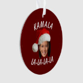 Funny Kamala Harris Face Santa Hat Noël (devant)