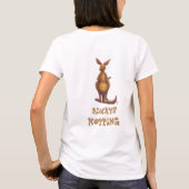 Funny Kangaroo Mam Hopping altijd T-shirt (Achterkant)