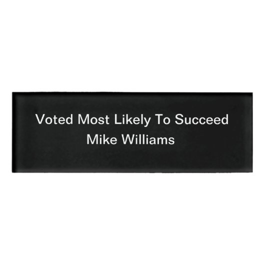 Funny Kantoor Professional Naambadge (Voorkant)