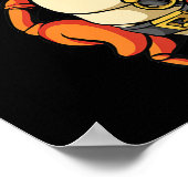 Funny Kapitein Lobster Pirate Jolly Roger Crustace Poster (Hoek)