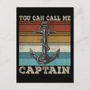 Funny Kapitein Sailboot Humor Anchor Sailor Briefkaart