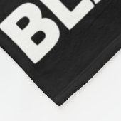 Funny Karate Design for Women Girls Black Belt Mar Fleece Deken (Hoek)