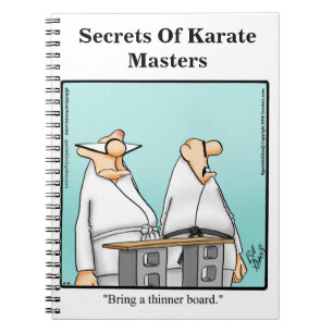 Funny Karate Humor notebook Notitieboek
