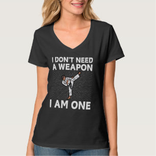 Funny Karate voor mannen, Taekwondo, krijgskunst T-shirt