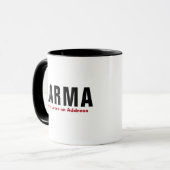 Funny Karma Mug - "Never Loses an Address" Cup (Devant gauche)