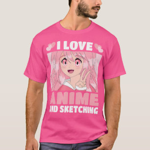 Funny Kawaii Japans Manga Otaku I Love Anime and T-shirt
