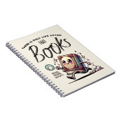 Funny Kawaii Livre avec devis Lire plus de livres (Côté Droit)