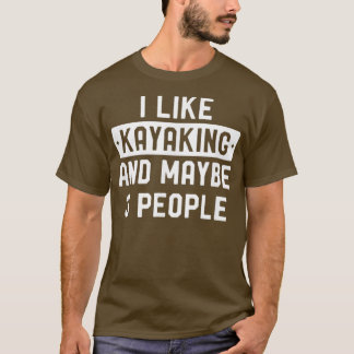 Funny Kayak Gift... ik hou van Kayaking en misschi T-shirt