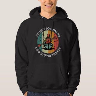 Funny Kayak Kayaking Bootjes Zomer Kleding Grafiek Hoodie