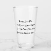 Funny Kayakers Bootie Beer Poem Pint Verre (Devant)