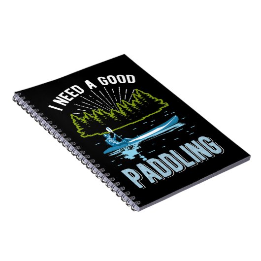 Funny Kayaking Humor Paddling Kayak Jokes Notitieboek (Rechterzijde)