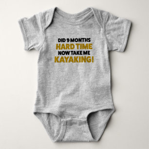 Funny Kayaking Jersey Bodysuit komt uit Baby