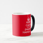 Funny Keep Calm kleurveranderende morphing-mok Magische Mok (Voorkant rechts)