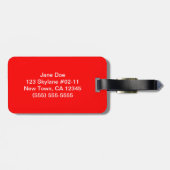 Funny Keep Calm not Your Luggage Bagagelabel (Achterkant horizontaal)