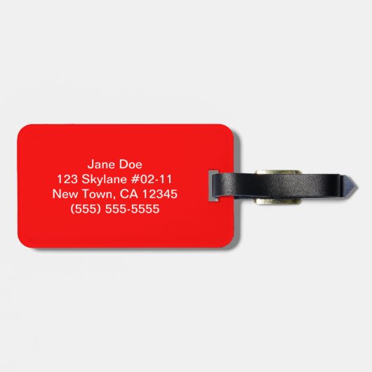 Funny Keep Calm not Your Luggage Bagagelabel (Achterkant horizontaal)