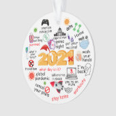 Funny Keepslag 2021 een jaar om te onthouden Ornament (voorkant)