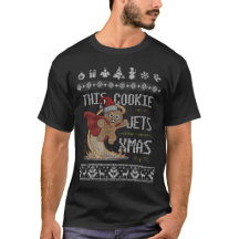 Funny Kerst Gingerbread Superhelden T-Shirt
