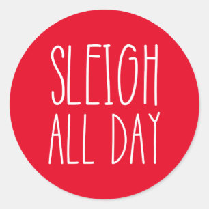 Funny Kerst stickers