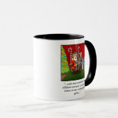 Funny Kerstbusiness Humor Mok (Voorkant rechts)