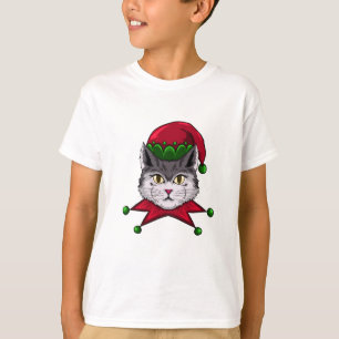 Funny kerstcat T-Shirt