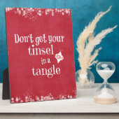 Funny Kerstcitaat Fotoplaat (Zijkant)