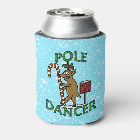 Funny Kerstdaner Reindeer Pun Blikjeskoeler (Blikje Achterkant)