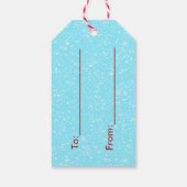 Funny Kerstdaner Reindeer Pun Cadeaulabel (Achterkant)