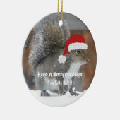 Funny Kersteekhoorn Ornament (Rechts)