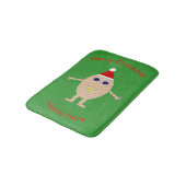 Funny Kerstei Bath Mat (Gekanteld)