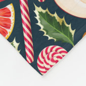 Funny Kerstfeest Fleece Blanket Deken (Hoek)