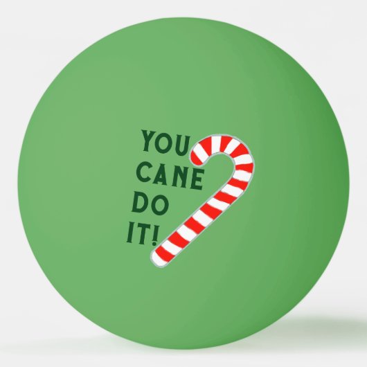 Funny Kerstfeestay Ping Pong Ball (Voorkant)