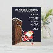 Funny Kerstfeestdag Kaart (Staand voorkant)