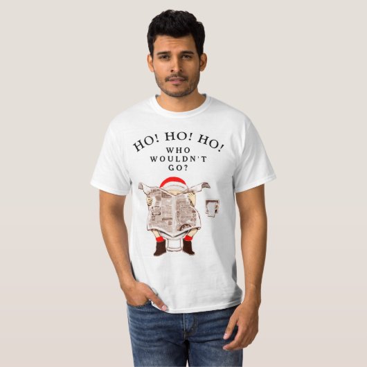 Funny Kerstfeestdag T-shirt (Voorkant volledig)