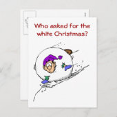 Funny Kerstjokes Feestdagenkaart (Voorkant / Achterkant)