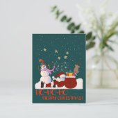 Funny kerstkaart (Staand voorkant)