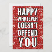 Funny kerstkaart kaart (Voorkant)