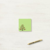 Funny Kerstkat Lover Post-it® Notes (Op bureau)
