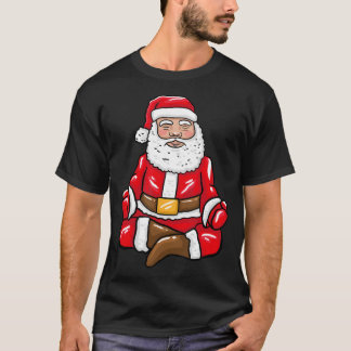 Funny kerstkerstkerstkerstkerstman die Yoga Lover  T-shirt